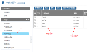 项目文件夹的状态设置